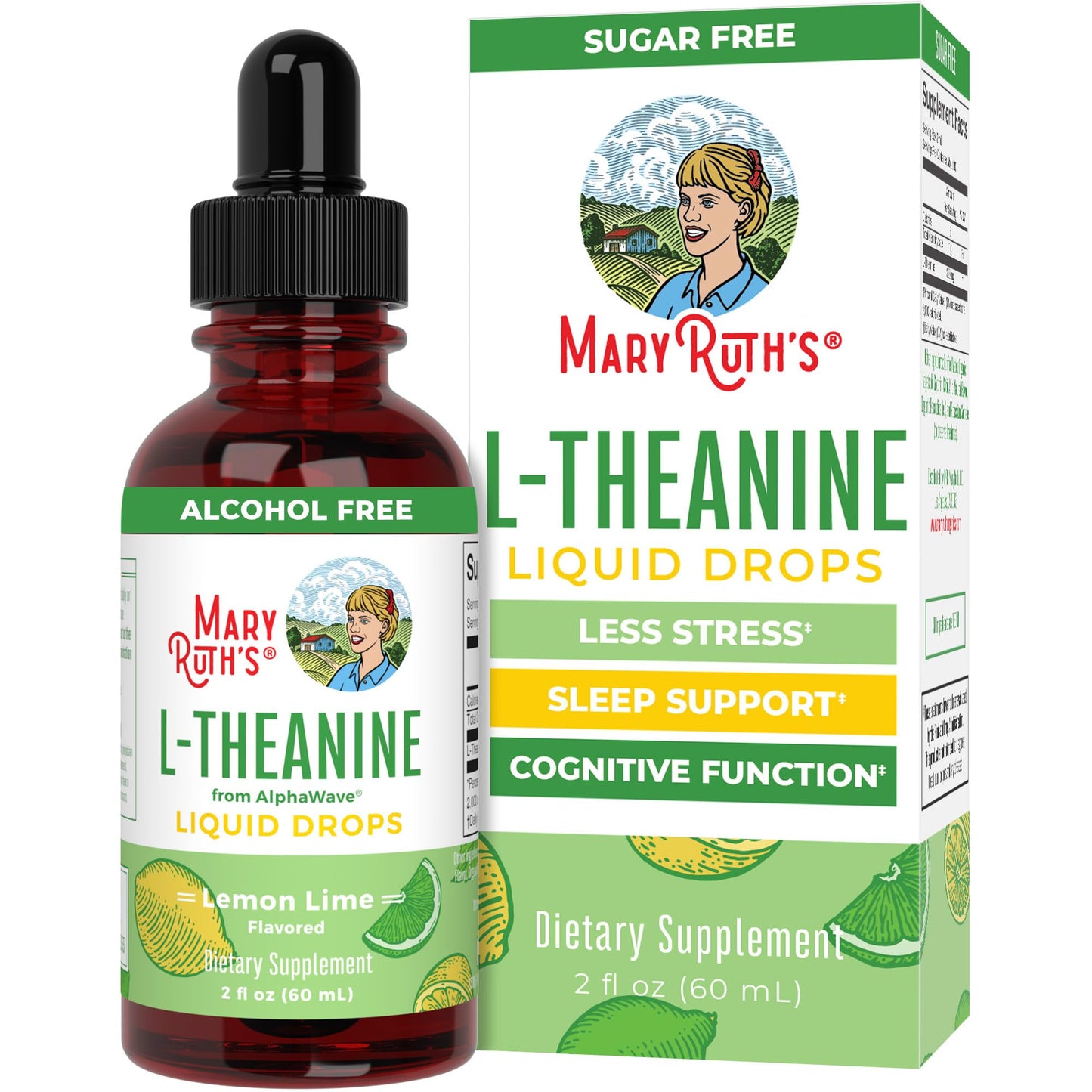 MaryRuth's L Theanine 200mg Liquid Drops | Mood Support for Adults & Kids | Focus Supplement | Natural Sleep Support | Vegan | Non-GMO | Gluten Free | 30 Servings - dailyvitalstore