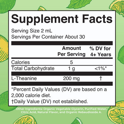 MaryRuth's L Theanine 200mg Liquid Drops | Mood Support for Adults & Kids | Focus Supplement | Natural Sleep Support | Vegan | Non-GMO | Gluten Free | 30 Servings - dailyvitalstore