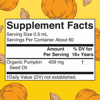 MARYRUTH'S Organics Pumpkin Seed Oil Cold Pressed | 2 Month Supply | USDA Organic Pumpkin Seed Liquid Drops for Men and Women | Urinary Health in Men - dailyvitalstore