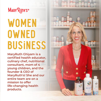 MARYRUTH'S Organics USDA Turmeric Gold Liquid Drops | Herbal Blend | Turmeric Curcumin | Black Pepper | Cassia Cinnamon Bark | Ginger Root | Immune Support - dailyvitalstore