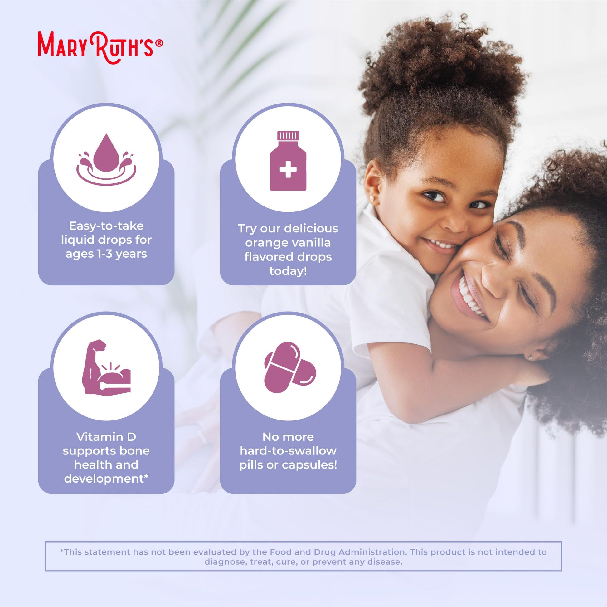 MaryRuth's Toddler Multivitamin | Vitamin A C D E B6 B12 Zinc | Healthy Growth Support | Immunity | Bone Health | Cognitive Function | Organic | Sugar Free | Vegan | Non-GMO | 2 Fl Oz | 30 Day Supply - dailyvitalstore