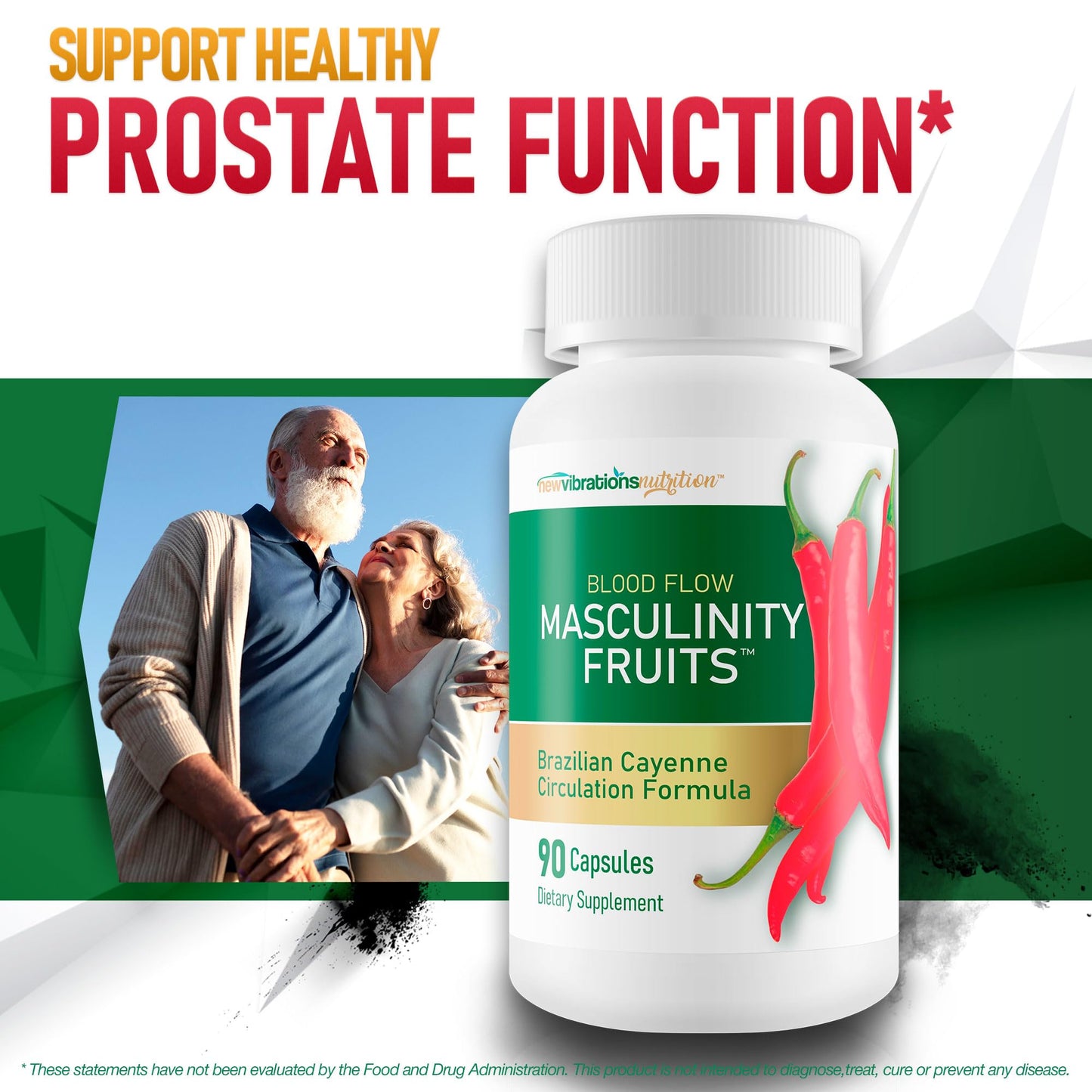 Masculinity Fruits for Bloodflow - Our Best Brazilian Blood Circulation Supplements for Men - Boost Blood Flow Circulation Supplement - Cayenne Pepper Pills Gingko Biloba Blood Flow Vitamins for Men - dailyvitalstore