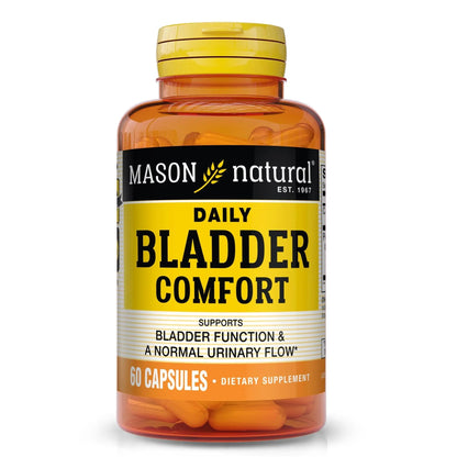 MASON NATURAL Daily Bladder Comfort, 30,Day Supply with Calcium, Pumpkin Seed, & Soy Germ to Support Normal Bladder Function - dailyvitalstore