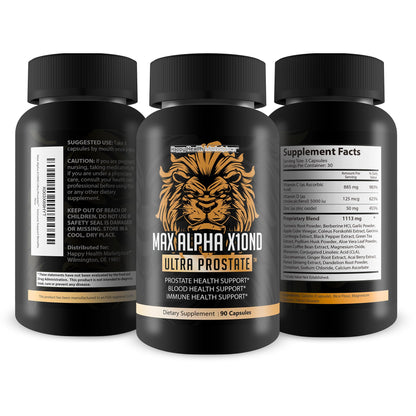 Max Alpha X10ND Ultra Prostate - T Prostate Support for Men - Promote Energy & Endurance - Blood Flow Support for Prostate Health with Vitamin D, Ginseng, Green Tea, & Zinc - Immune Support Benefits - dailyvitalstore
