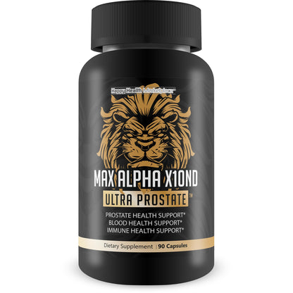 Max Alpha X10ND Ultra Prostate - T Prostate Support for Men - Promote Energy & Endurance - Blood Flow Support for Prostate Health with Vitamin D, Ginseng, Green Tea, & Zinc - Immune Support Benefits - dailyvitalstore
