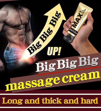 Max+ Extra Large Strength Enlargement Growth Gel for Man – Men's Power Massage Enlarger Cream with Natural Oil for Increase Size, Huge Thickness, Strength and Prolonged Performance (1) - dailyvitalstore