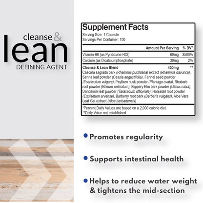 Max Muscle Naturaliga Cleanse and Lean Defining Agent Herbal Cleanse for Regularity w/Natural Detoxifying Ingredients for Gut Health Colon Detox - dailyvitalstore
