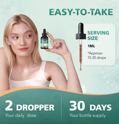 MaxHemp Liposomal Lymphatic Drainage Drops: 23 in 1 Lymphatic Drainage Supplements, Rich in Echinacea, Artichoke,Burdock Root,Elderberry for Lymphatic, Lungs, Liver Cleanse Detox & Repair, 2 fl oz - dailyvitalstore