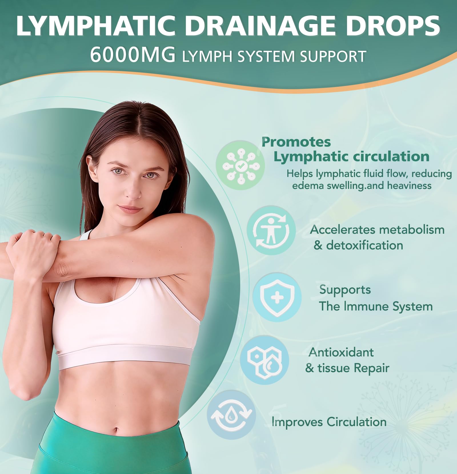 MaxHemp Liposomal Lymphatic Drainage Drops: 23 in 1 Lymphatic Drainage Supplements, Rich in Echinacea, Artichoke,Burdock Root,Elderberry for Lymphatic, Lungs, Liver Cleanse Detox & Repair, 2 fl oz - dailyvitalstore