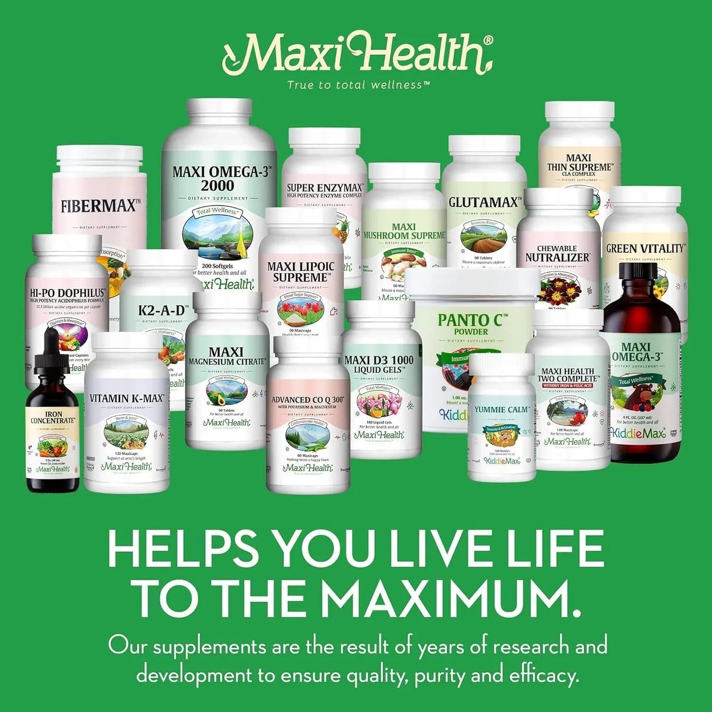 Maxi Health Chewable Multivitamin for Kids, Teens and Adults - Cherry Chewable Vitamins for Adults & Children - dailyvitalstore