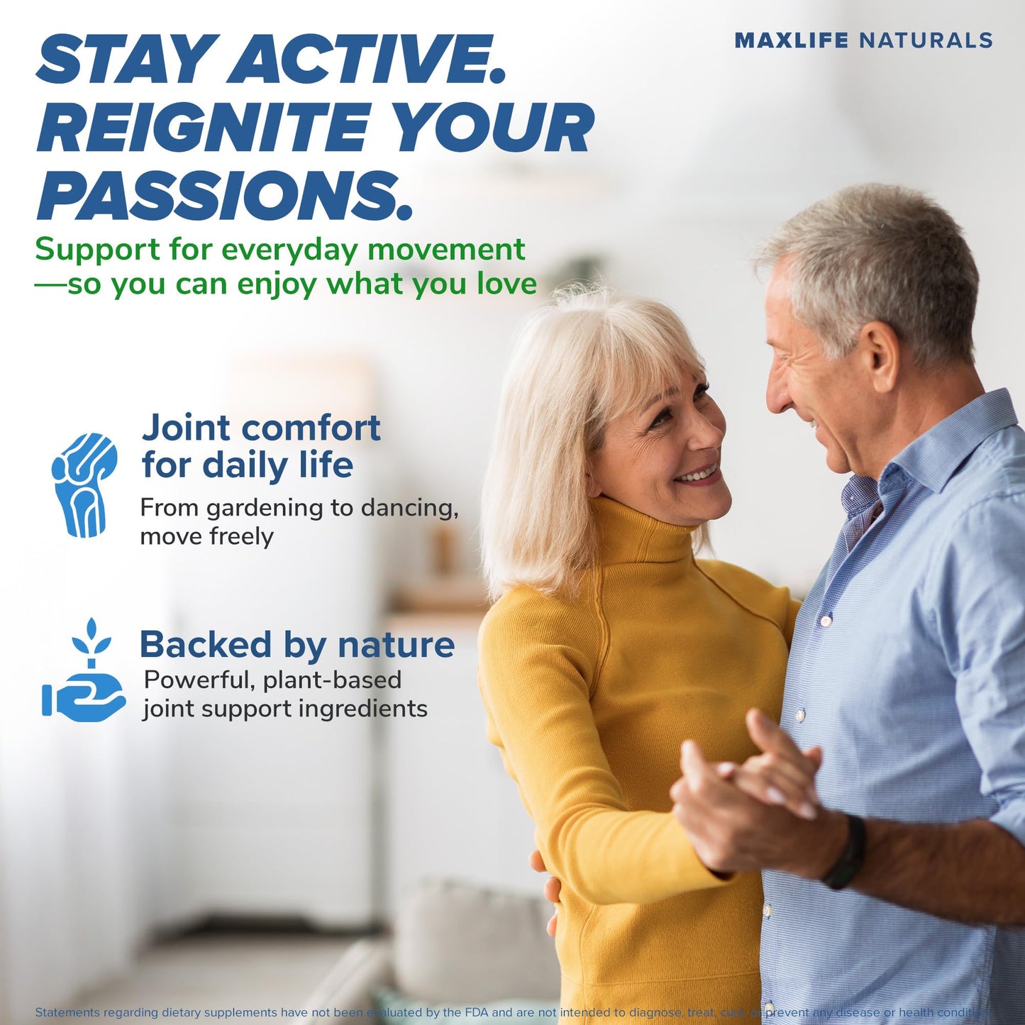 MAXLIFE NATURALS ArthroFlex Advanced Joint Health Supplement – 30 Capsules - Vital Joint Supplements for Women and Men, Type II Collagen Cartilage Supplement, Made in USA Health Care Supplements - dailyvitalstore