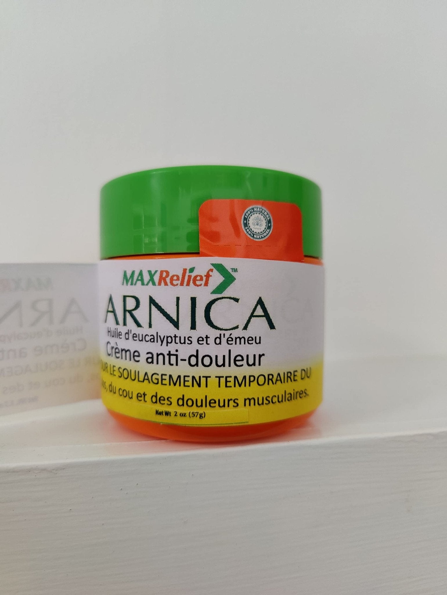 MaxRelief Arnica Montana Pain Cream - Advanced Formula for Deep Relief - Soothe Knee, Joint & Muscle Pain - Reduce Swelling, Joint Inflammation Fibromyalgia & Plantar Fasciitis Relief - Emu Oil 2oz - dailyvitalstore