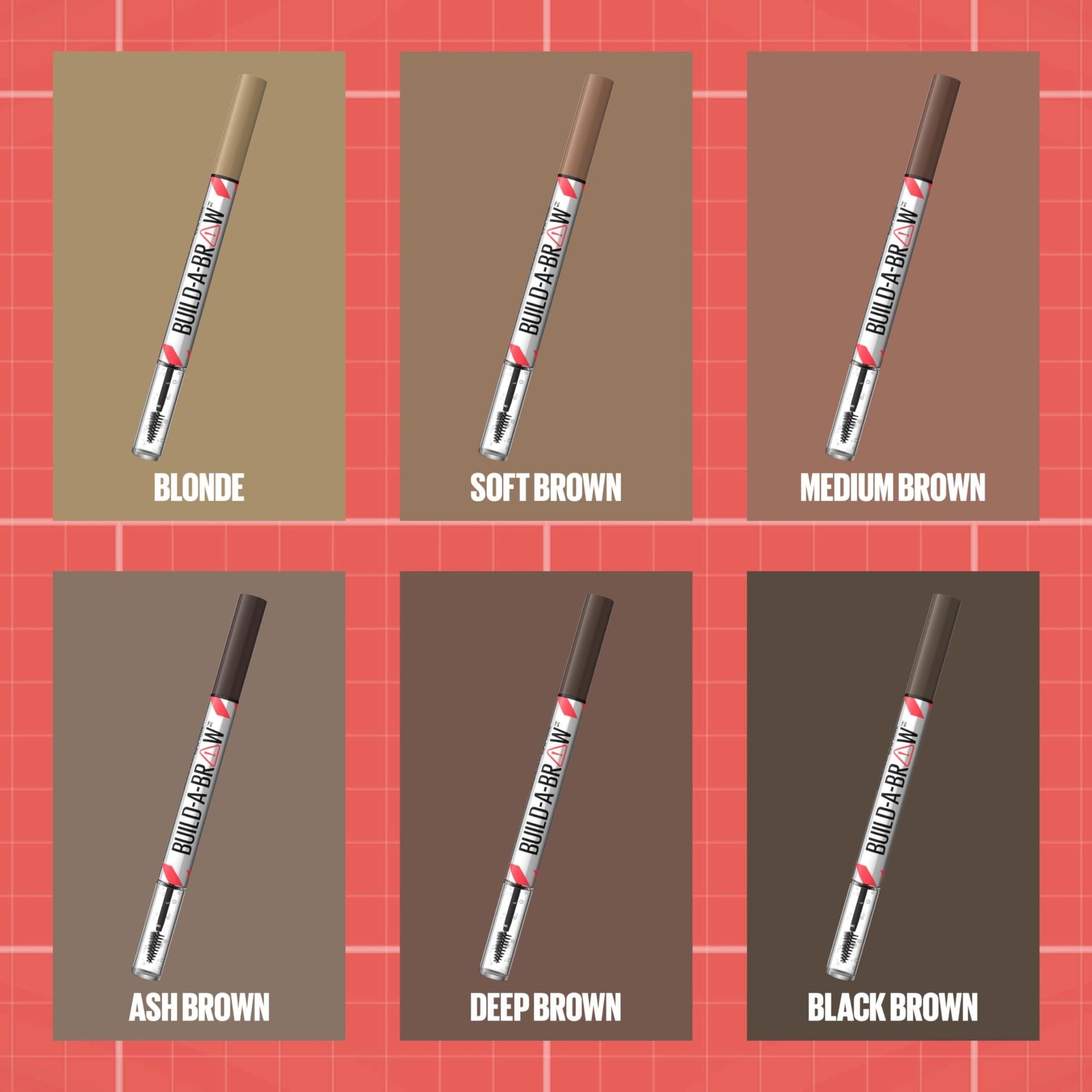 Maybelline Build-A-Brow 2-in-1 Brow Pen and Sealing Eyebrow Gel, Eyebrow Makeup for Real-Looking, Fuller Brows, Black Brown, 1 Count - dailyvitalstore