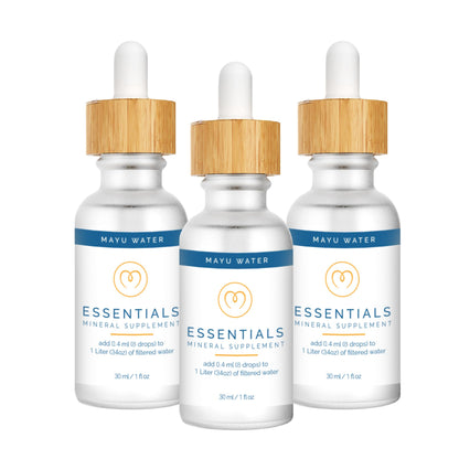 MAYU Trace Mineral Drops - 3 Bottles - 80+ Full-Spectrum Ionic Minerals for Water - Great-Tasting Mineral Supplement for Hydration - Magnesium, Potassium & Zinc - No Additives - 90 Servings - dailyvitalstore
