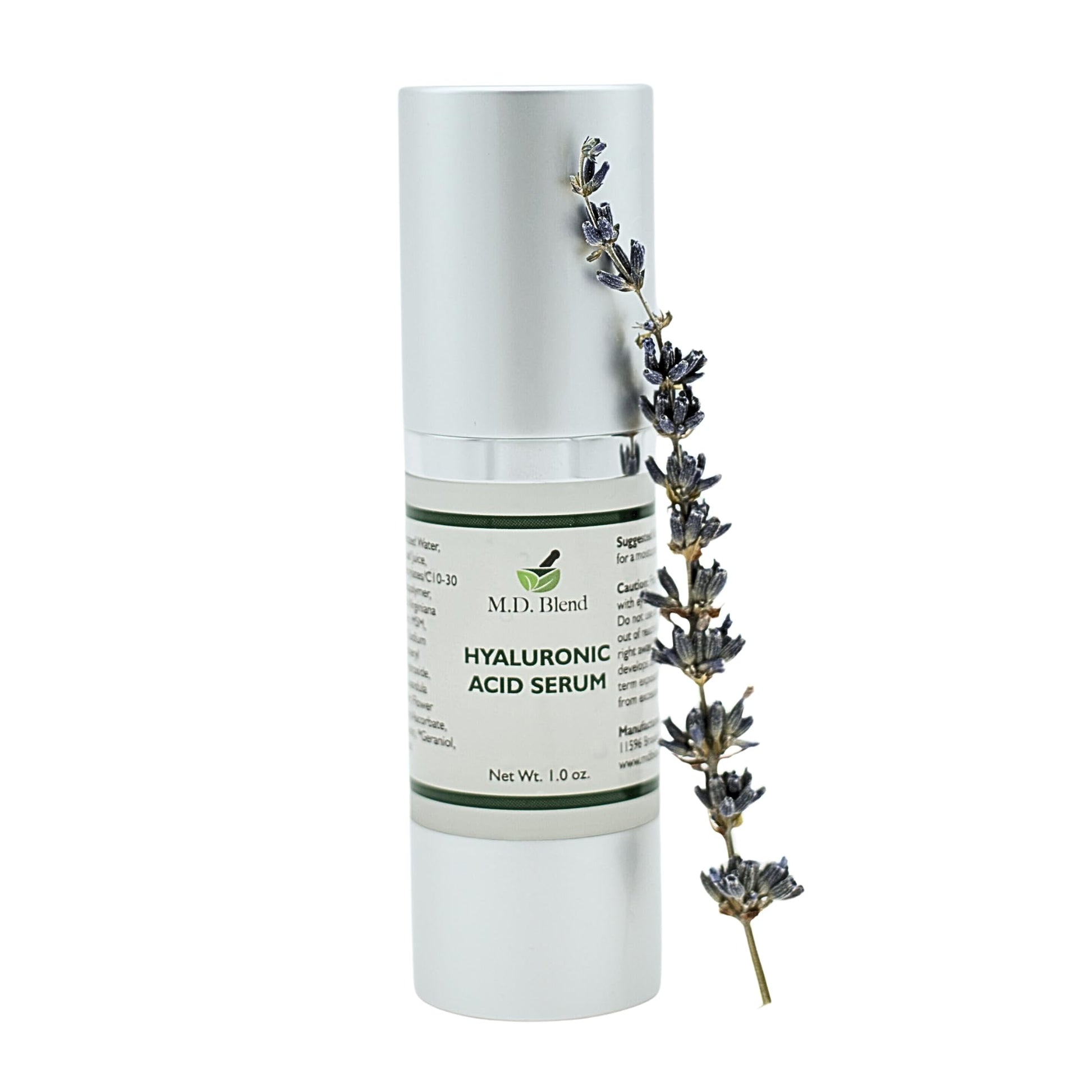 M.D. Blend Wellness Bundle with joint health supplement (120 capsules) & lightweight face hydrating hyaluronic acid serum (30 ml) featuring an airless pump, daily wellness skincare + joint support duo - dailyvitalstore