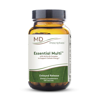 MD Prescriptives - Essential Multi (Delayed Release) - Multivitamin Mineral Complex Supplement for Enhanced Hormone Support - 120 Capsules - dailyvitalstore