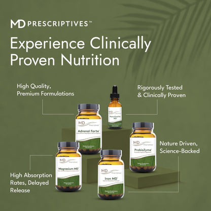 MD Prescriptives - ProbioZyme - Vegetarian Digestive Enzymes - Supplement for Digestive & Gut Health - 90 Capsules - dailyvitalstore