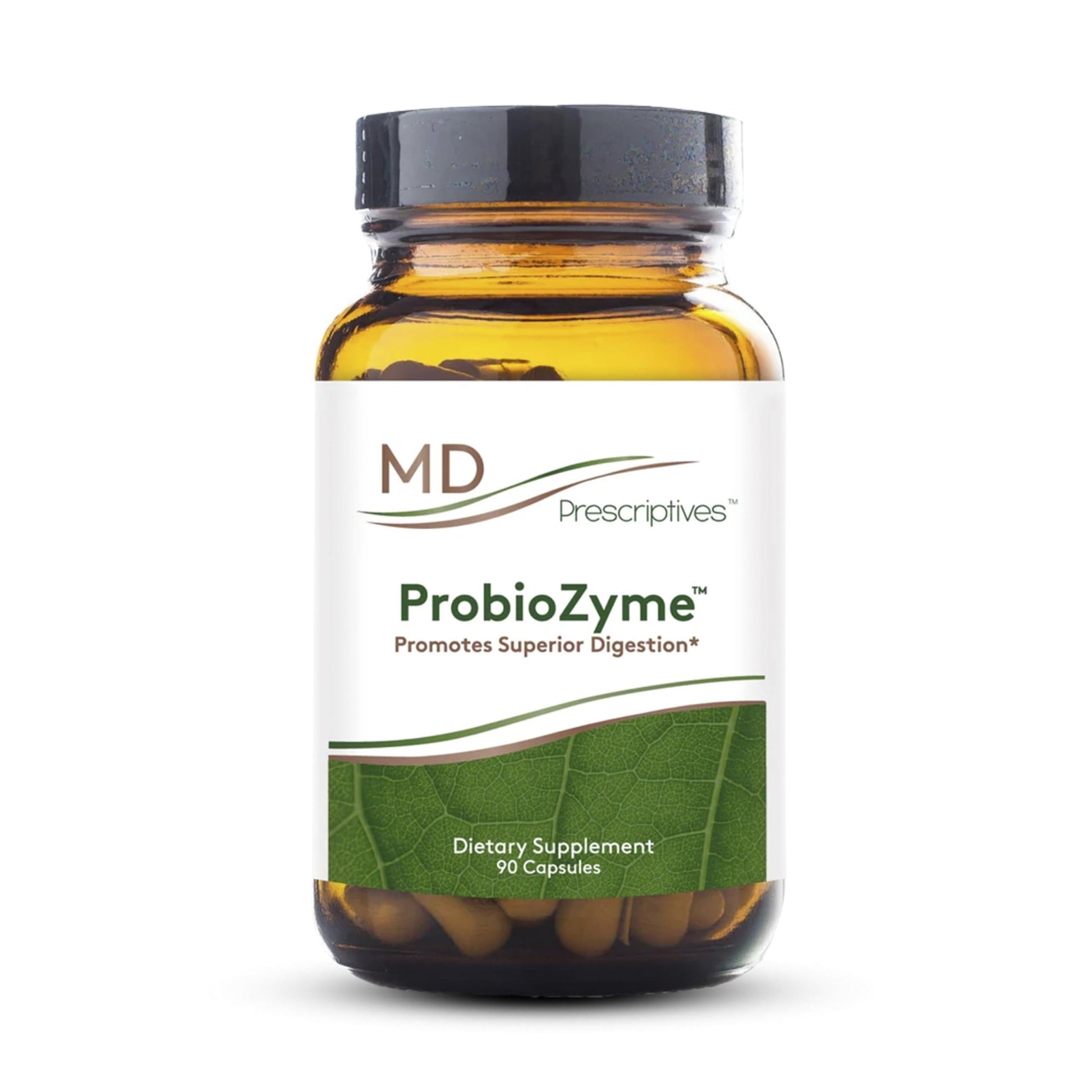 MD Prescriptives - ProbioZyme - Vegetarian Digestive Enzymes - Supplement for Digestive & Gut Health - 90 Capsules - dailyvitalstore