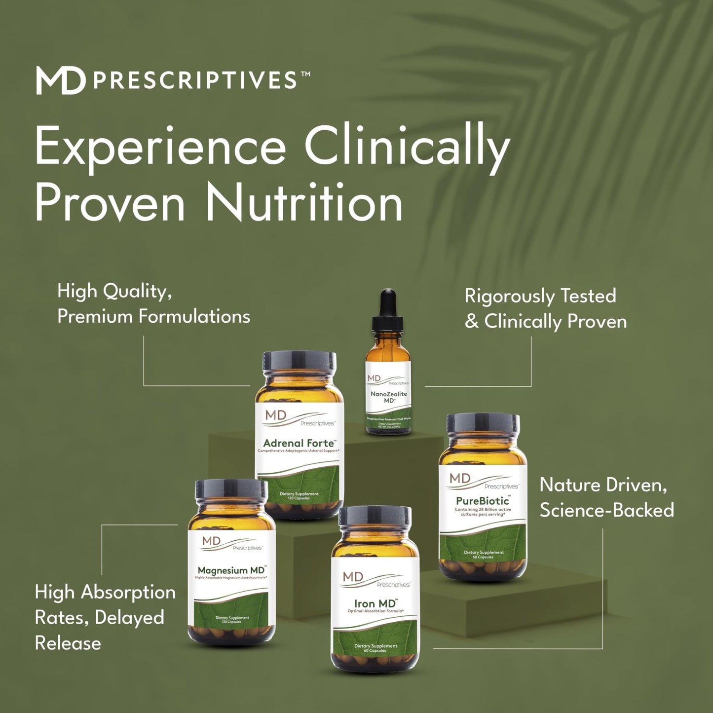 MD Prescriptives - PureBiotic - Probiotic Dietary Supplement for Digestive & Gut Health - 60 Capsules - dailyvitalstore