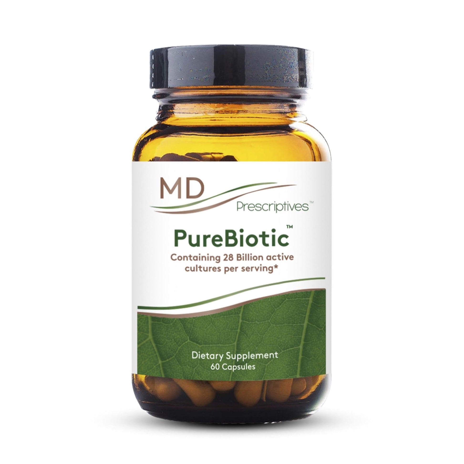 MD Prescriptives - PureBiotic - Probiotic Dietary Supplement for Digestive & Gut Health - 60 Capsules - dailyvitalstore
