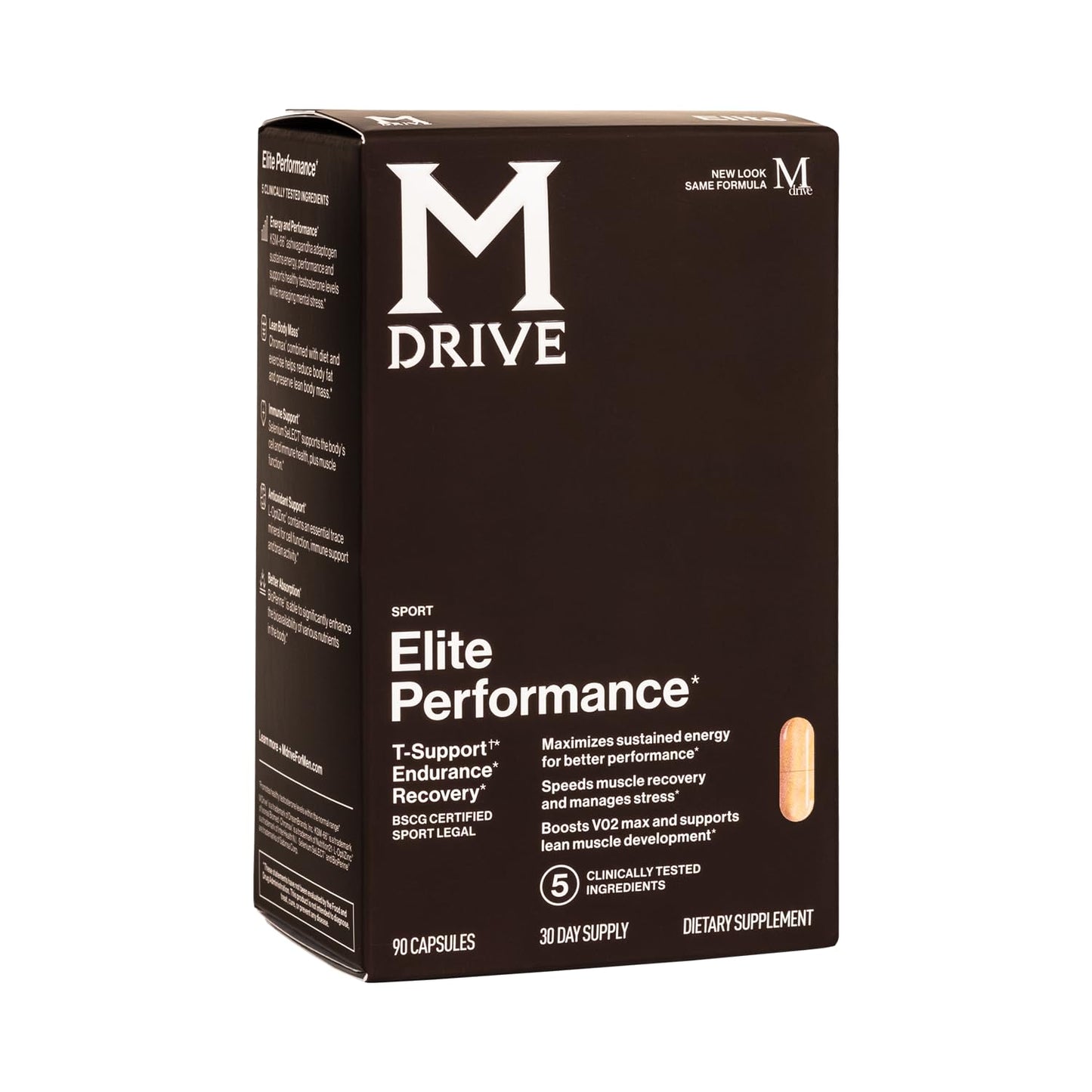 Mdrive Elite Multi - Natural Energy, Strength, Stress Relief, Lean Muscle, Immune Health Support from Zinc, Selenium, Manganese & Vitamin D, Enzymes for Digestive Support - dailyvitalstore