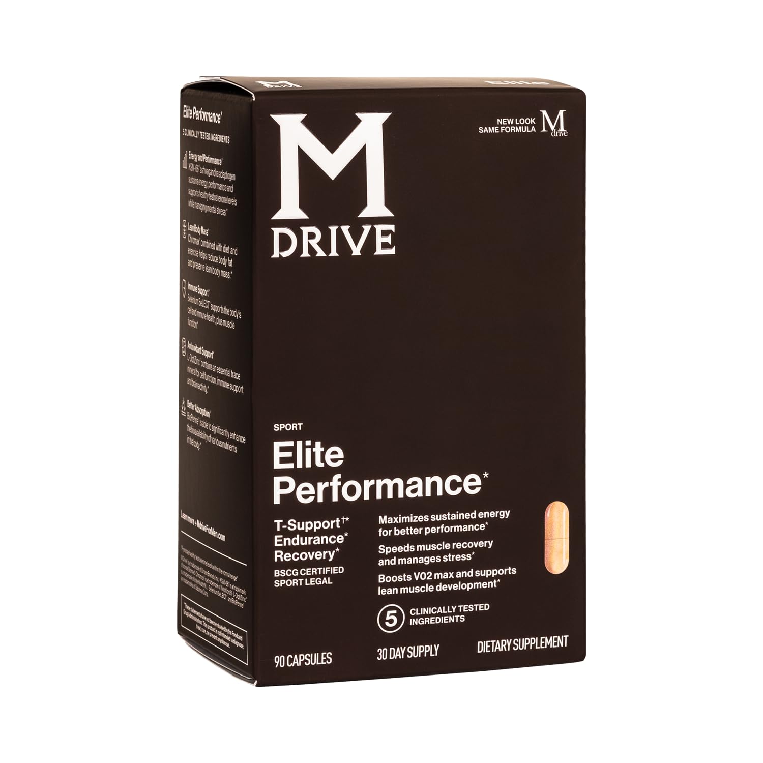 Mdrive Elite Multi - Natural Energy, Strength, Stress Relief, Lean Muscle, Immune Health Support from Zinc, Selenium, Manganese & Vitamin D, Enzymes for Digestive Support - dailyvitalstore