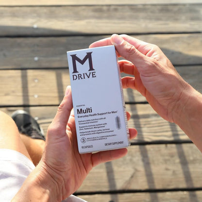 Mdrive Multivitamin for Men, Daily Multivitamin - Immune Health Support from Zinc, Selenium, Manganese & Vitamin D, Enzymes for Digestive Support, CoQ10 for Energy and Vitamin K2, 90 Capsules - dailyvitalstore