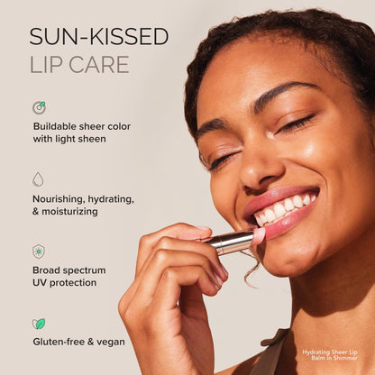 MDSolarSciences Tinted Sheer Lip Balm SPF 30 | Hydrating Lip Sunscreen | Shea Butter, Jojoba & Avocado Oils | Moisturizing, Vegan, & Clean| 0.15 oz, Natural pH Reactive Color Shimmer - dailyvitalstore