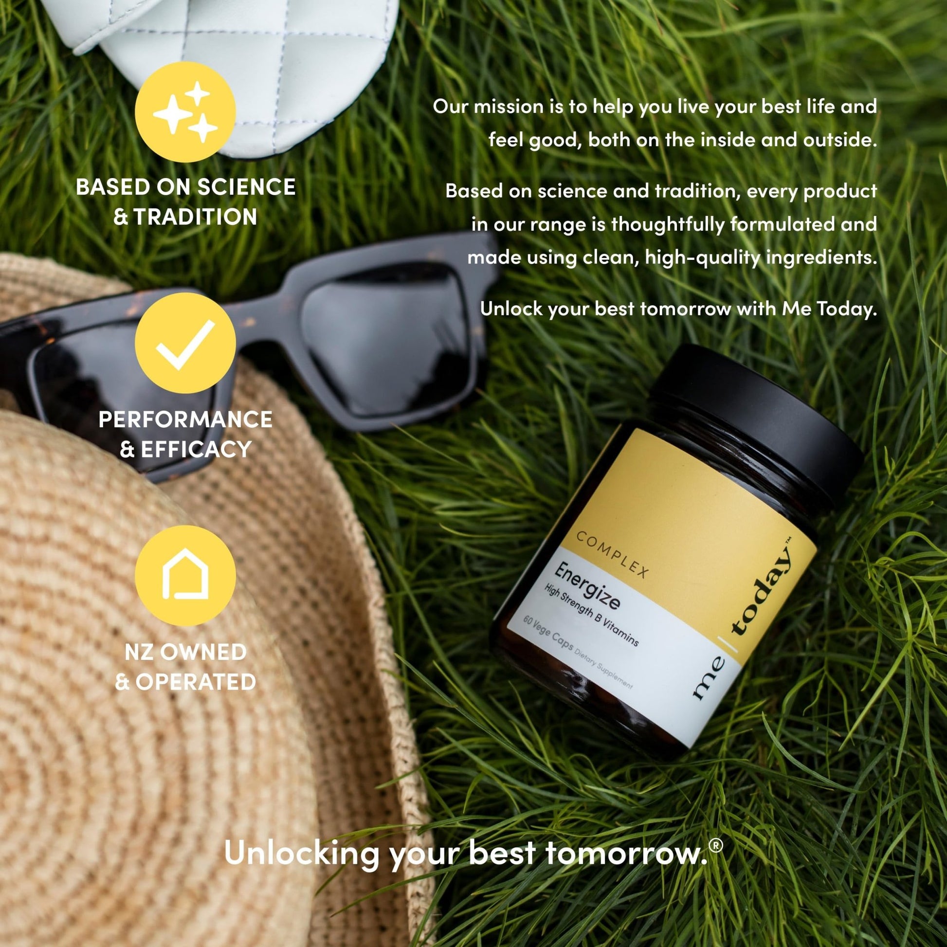 me today Energise Supplement Super B Vitamin B Complex for Men & Women - B6, B12 with Vitamin C, Zinc, Ashwagandha and Siberian Ginseng - dailyvitalstore