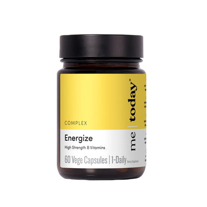 me today Energise Supplement Super B Vitamin B Complex for Men & Women - B6, B12 with Vitamin C, Zinc, Ashwagandha and Siberian Ginseng - dailyvitalstore