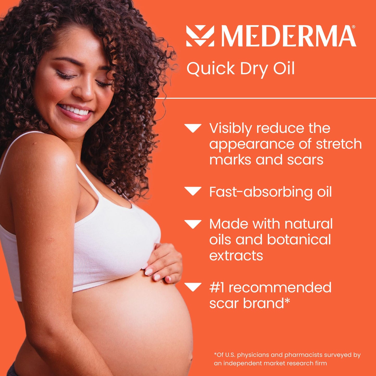 Mederma Quick Dry Oil, Scar and Stretch Mark Treatment, Helps to Improve the Appearance with Natural Botanical Extracts, Paraben Free, Fast-Absorbing, 3.4oz (100ml) - dailyvitalstore