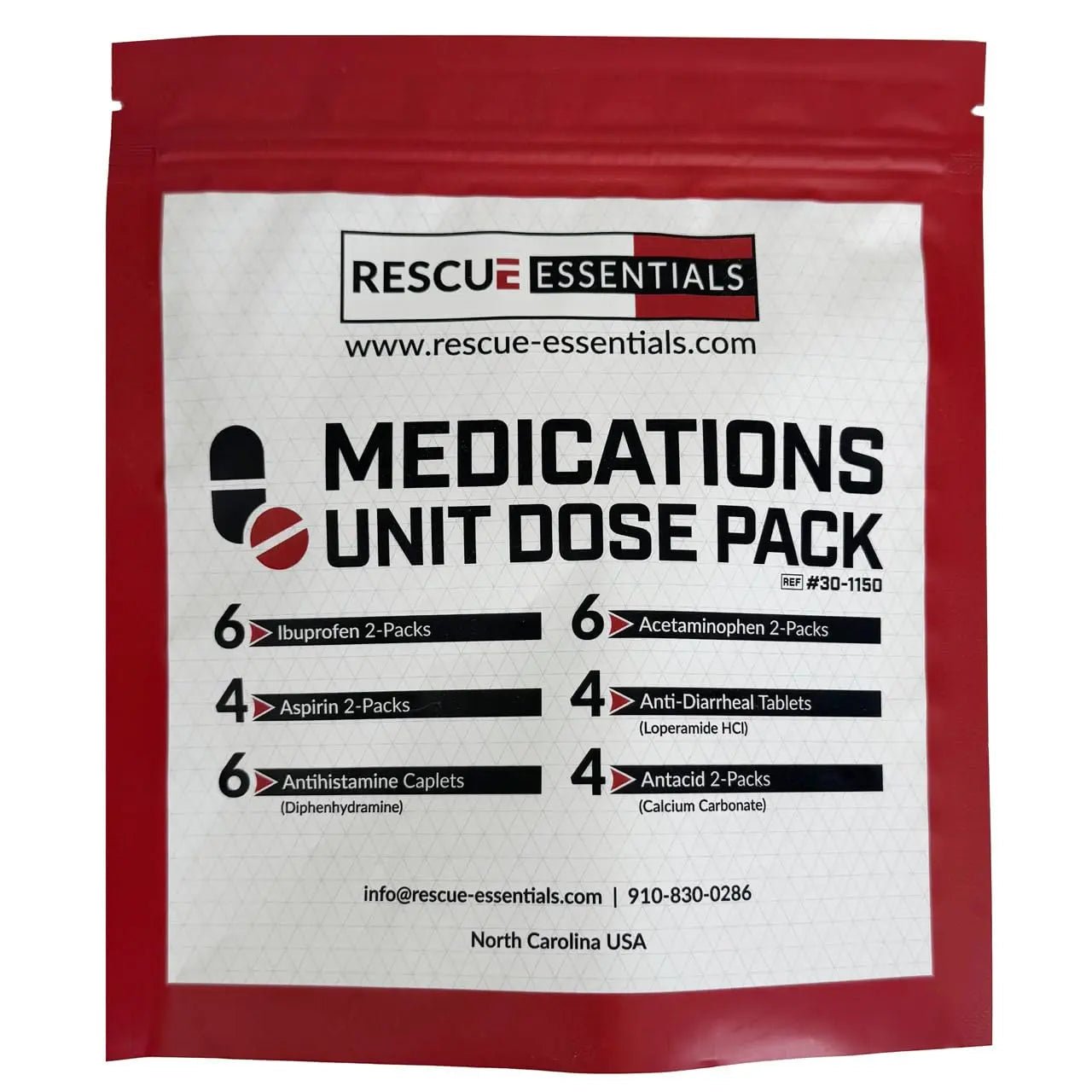 MEDICATIONS Unit DOSE Pack by RESCUE ESSENTIALS - dailyvitalstore