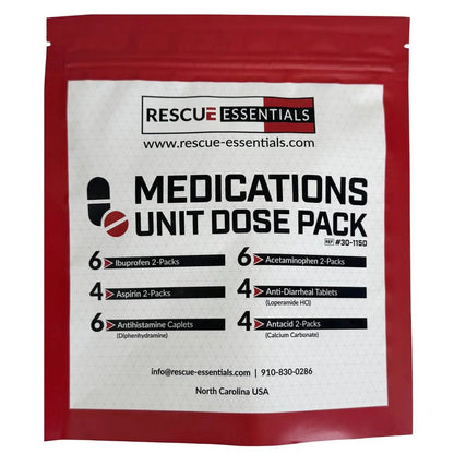MEDICATIONS Unit DOSE Pack by RESCUE ESSENTIALS - dailyvitalstore