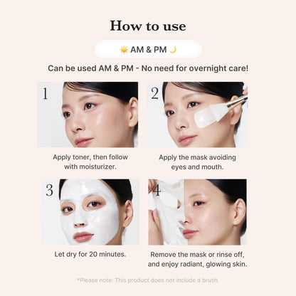 medicube Milky Collagen Double Glow Lock Duo: Collagen Glazed Milky Wrapping Mask and Booster Serum | 130DaCollagen, Niacinamide, Glutathione for Plumped, Radiant Glass Skin - dailyvitalstore