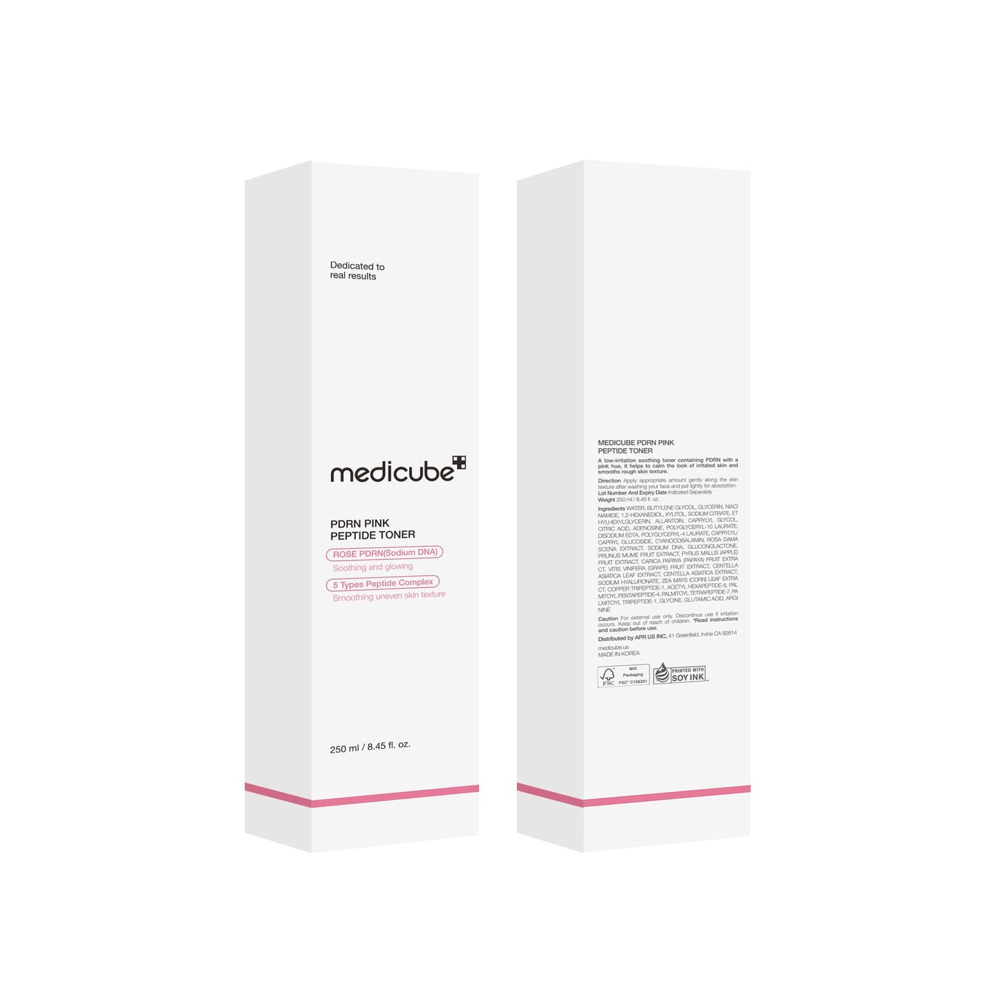 medicube PDRN Toner Rose PDRN Peptide Toner | Lightweight & Watery Type for Skin Boosting, Soothing and Calming, Uneven Skin Tone | with Rose, Peptide, Niacinamide | Korean Skincare, 8.45 fl.oz - dailyvitalstore