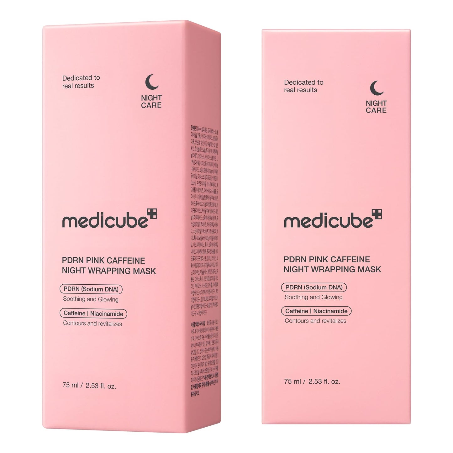 medicube Wrapping Mask PDRN Caffeine Overnight Peel Off Facial Mask | Firming, Depuffing & Hydration | Caffeine, Collagen For Refined, Glass Skin & Face Contour - dailyvitalstore