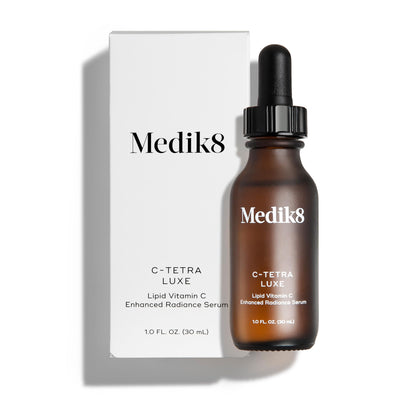 Medik8 C-Tetra Luxe - Balancing Vitamin C Serum For Face - Smooths Fine Lines and Wrinkles - Face Serum with Squalane - Vegan and Gluten Free - 1.0 oz - dailyvitalstore