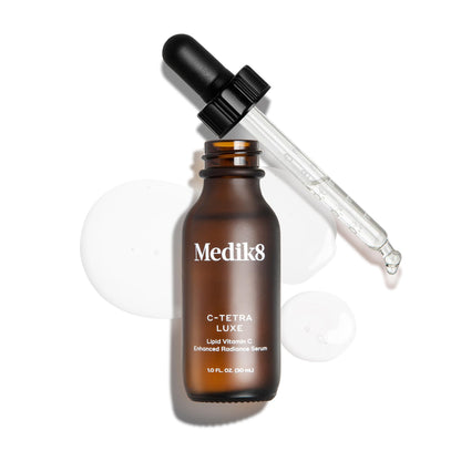Medik8 C-Tetra Luxe - Balancing Vitamin C Serum For Face - Smooths Fine Lines and Wrinkles - Face Serum with Squalane - Vegan and Gluten Free - 1.0 oz - dailyvitalstore