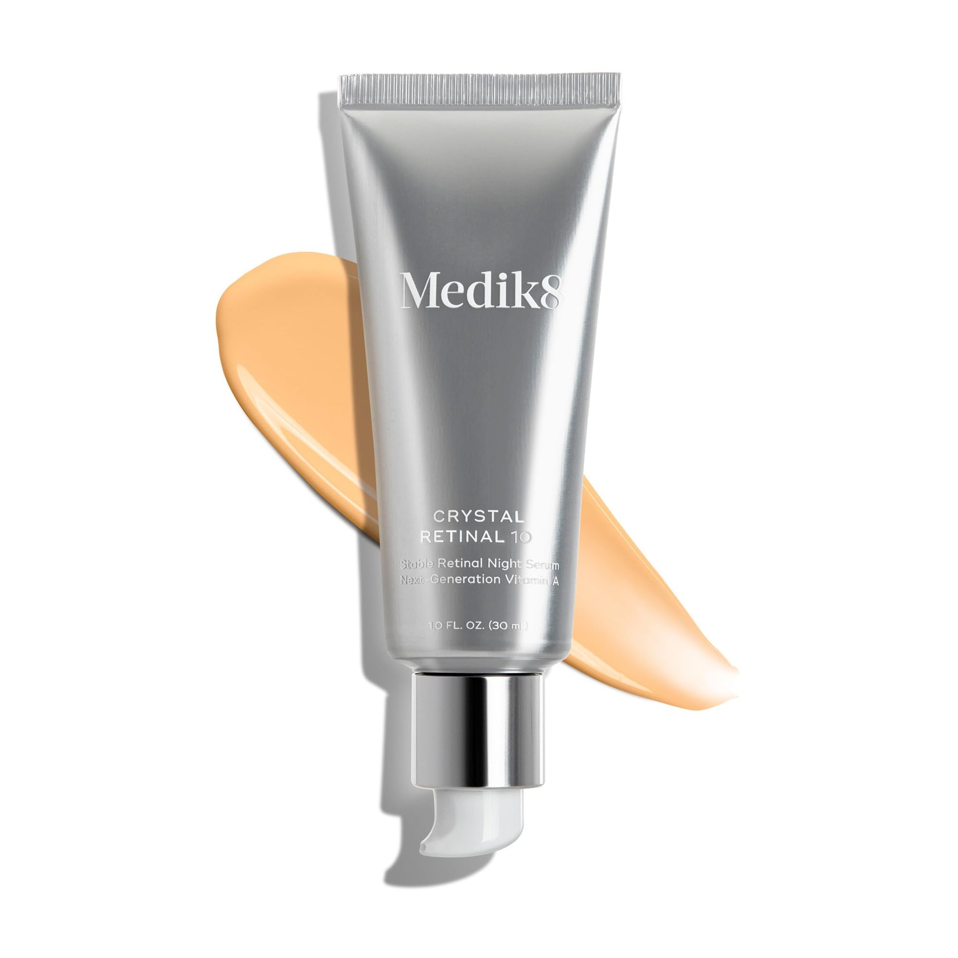 Medik8 Crystal Retinal 10 - Firming, Advanced Skin Retinaldehyde Face Serum - Night Serum with Hyaluronic Acid and Vitamin E - Gluten Free - 1 oz - dailyvitalstore