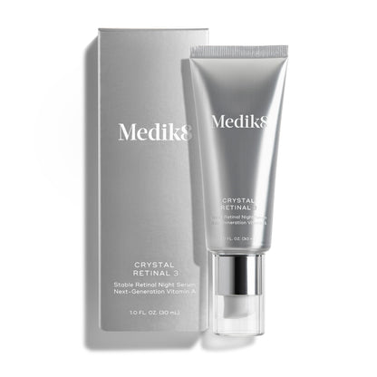 Medik8 Crystal Retinal 3 - Firming, Advanced Skin Retinaldehyde Face Serum - Night Serum with Hyaluronic Acid and Vitamin E - Gluten Free - 1 oz - dailyvitalstore