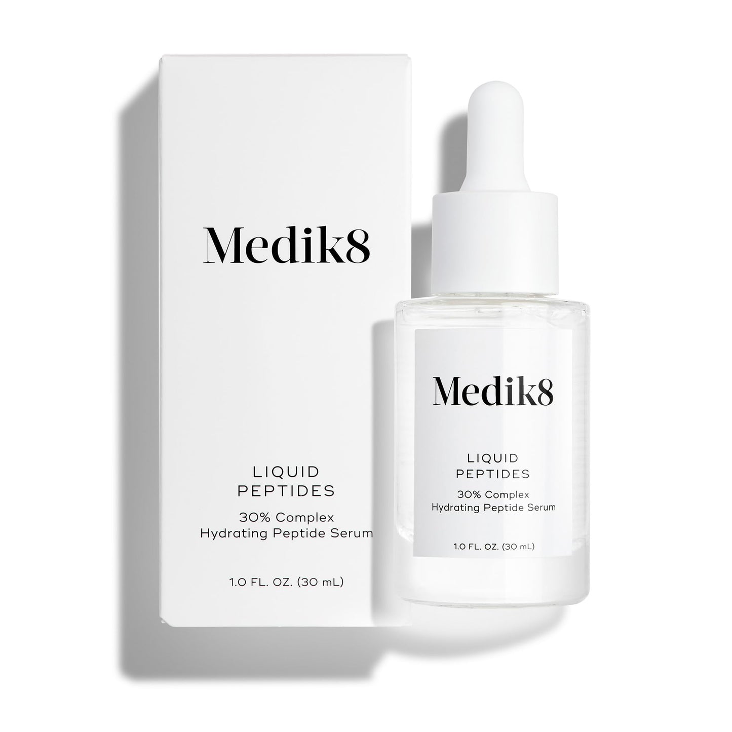 Medik8 Liquid Peptides - Multi Peptide Face Serum For Women and Men - Smooths Wrinkles and Fine Lines - Hydrating Serum - 1.0 oz - dailyvitalstore