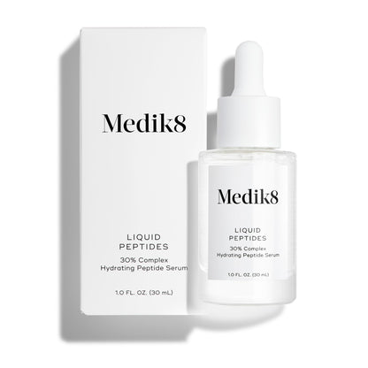 Medik8 Liquid Peptides - Multi Peptide Face Serum For Women and Men - Smooths Wrinkles and Fine Lines - Hydrating Serum - 1.0 oz - dailyvitalstore