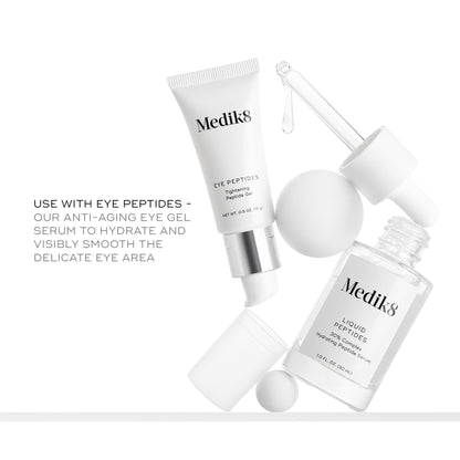 Medik8 Liquid Peptides - Multi Peptide Face Serum For Women and Men - Smooths Wrinkles and Fine Lines - Hydrating Serum - 1.0 oz - dailyvitalstore
