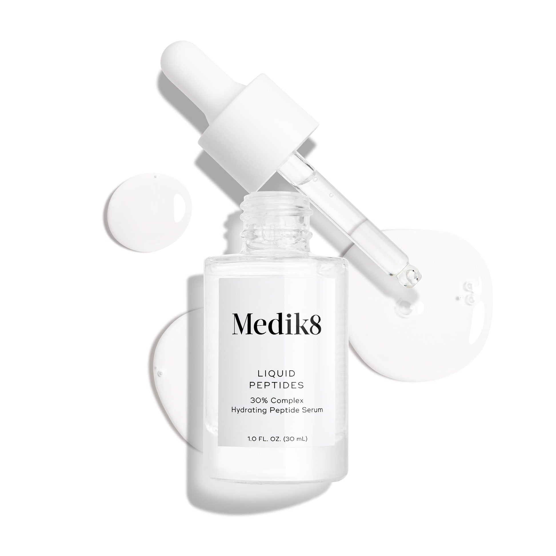 Medik8 Liquid Peptides - Multi Peptide Face Serum For Women and Men - Smooths Wrinkles and Fine Lines - Hydrating Serum - 1.0 oz - dailyvitalstore