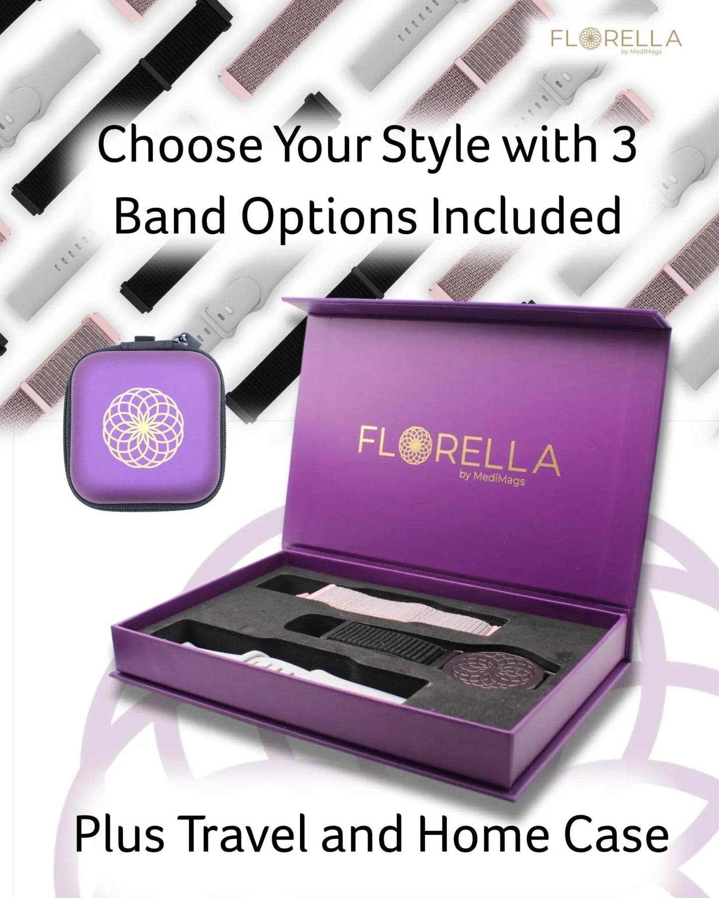 MediMags Period Pain Relief Device - Clinically Proven, All Natural Relief for A Life On The Go - The Florella Therapeutic Device Helps Alleviate The Pain from Menstrual Cramps. - dailyvitalstore