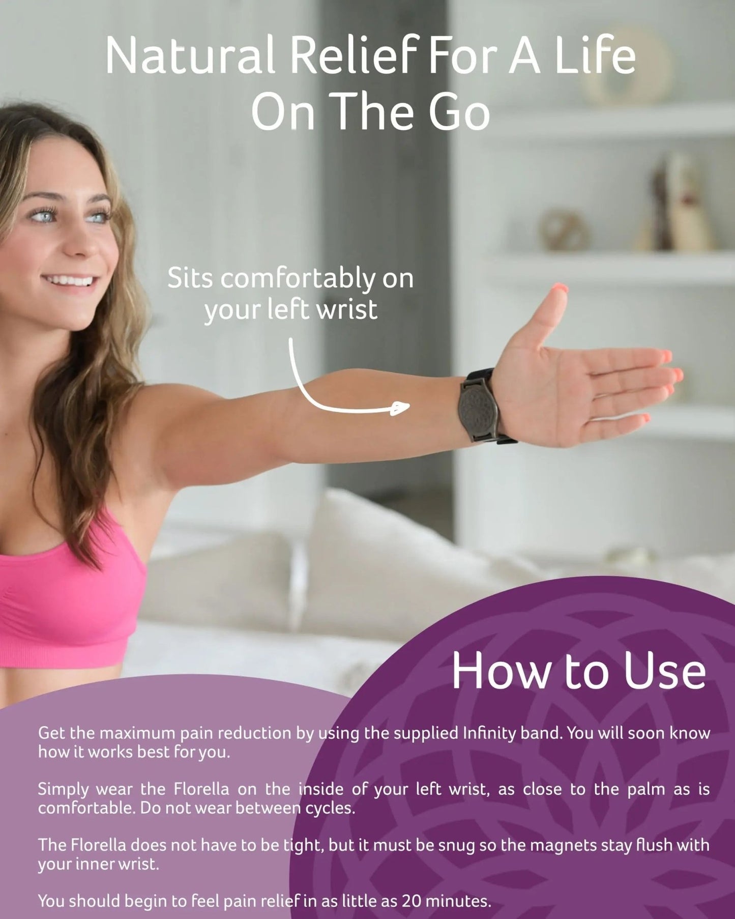 MediMags Period Pain Relief Device - Clinically Proven, All Natural Relief for A Life On The Go - The Florella Therapeutic Device Helps Alleviate The Pain from Menstrual Cramps. - dailyvitalstore