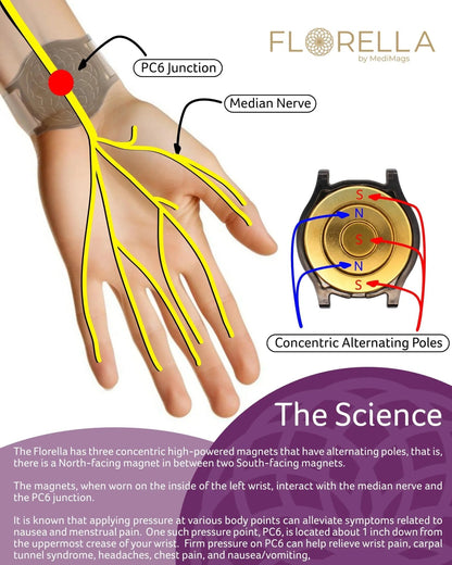 MediMags Period Pain Relief Device - Clinically Proven, All Natural Relief for A Life On The Go - The Florella Therapeutic Device Helps Alleviate The Pain from Menstrual Cramps. - dailyvitalstore