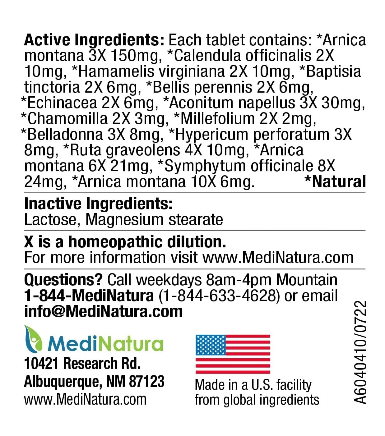 MediNatura Plant-Powered Pet Pain Relief Bundle T-Relief Pet Pain Tablets (90) + T-Relief Pet Arthritis (90) 12 Plant-Based Homeopathic Pain Relievers with Arnica - Support for Muscles, Joints + HIPS - dailyvitalstore