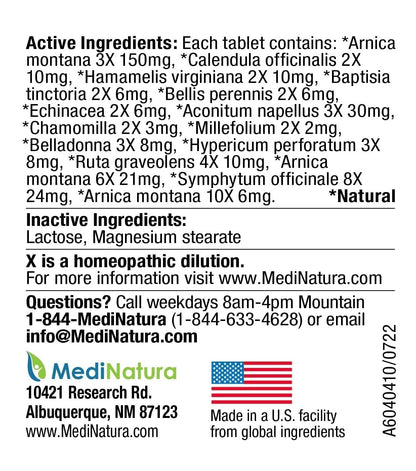 MediNatura Plant-Powered Pet Pain Relief Bundle T-Relief Pet Pain Tablets (90) + T-Relief Pet Arthritis (90) 12 Plant-Based Homeopathic Pain Relievers with Arnica - Support for Muscles, Joints + HIPS - dailyvitalstore