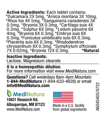 MediNatura Plant-Powered Pet Pain Relief Bundle T-Relief Pet Pain Tablets (90) + T-Relief Pet Arthritis (90) 12 Plant-Based Homeopathic Pain Relievers with Arnica - Support for Muscles, Joints + HIPS - dailyvitalstore